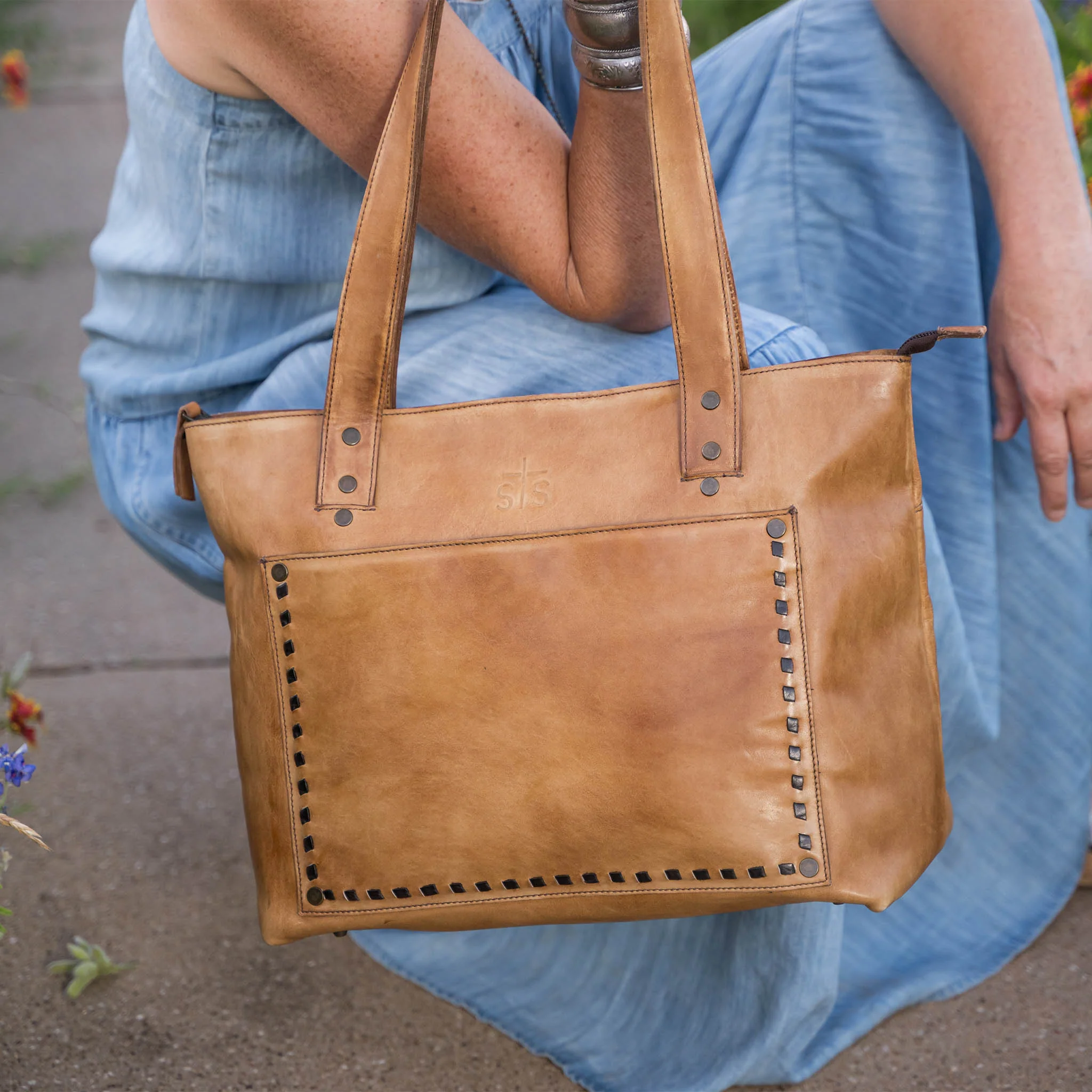 Bandera Tan Simple Tote - Image 4