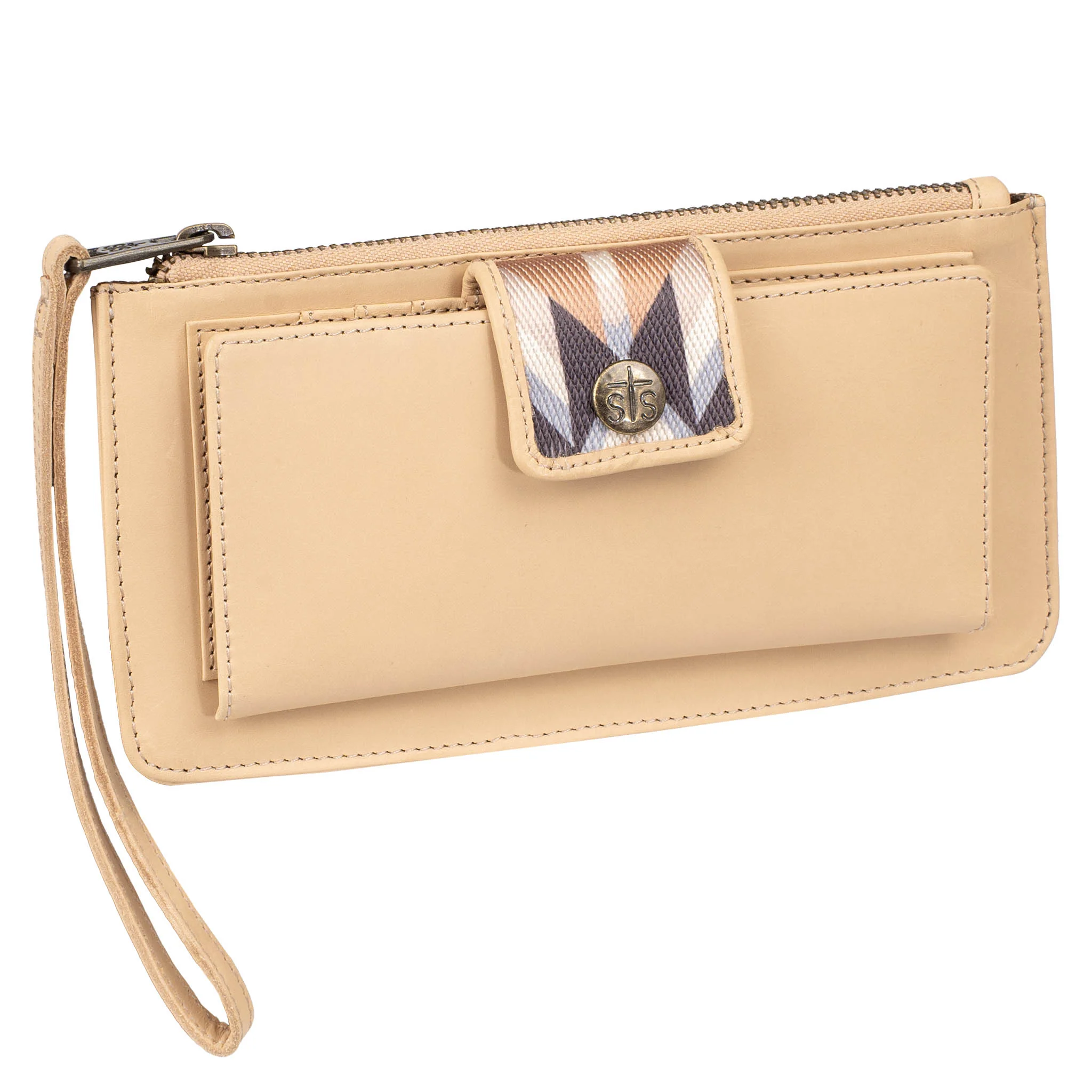 Basic Bliss Buckskin Haley Bifold Wristlet - Image 3
