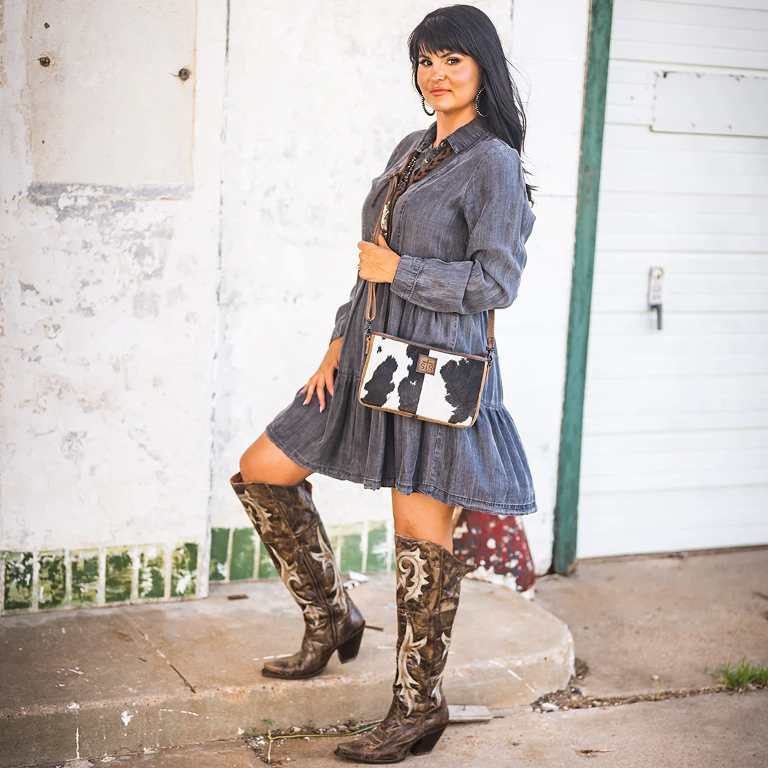 Cowhide Claire Crossbody - Image 2