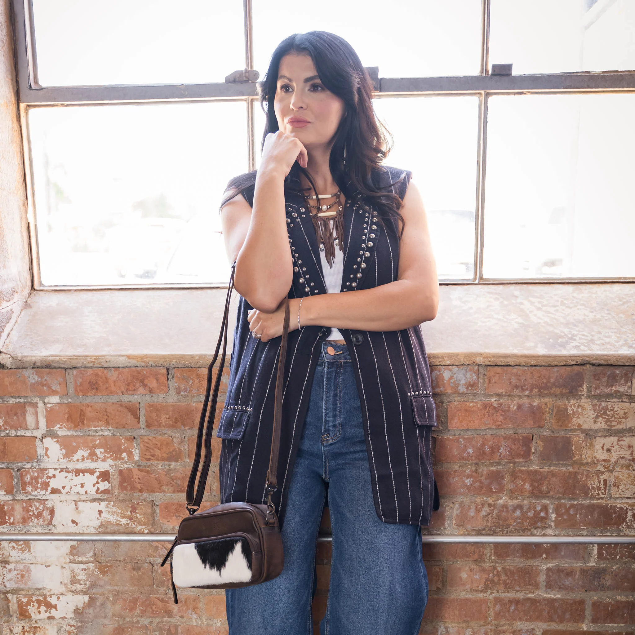 Cowhide Jess Crossbody - Image 4