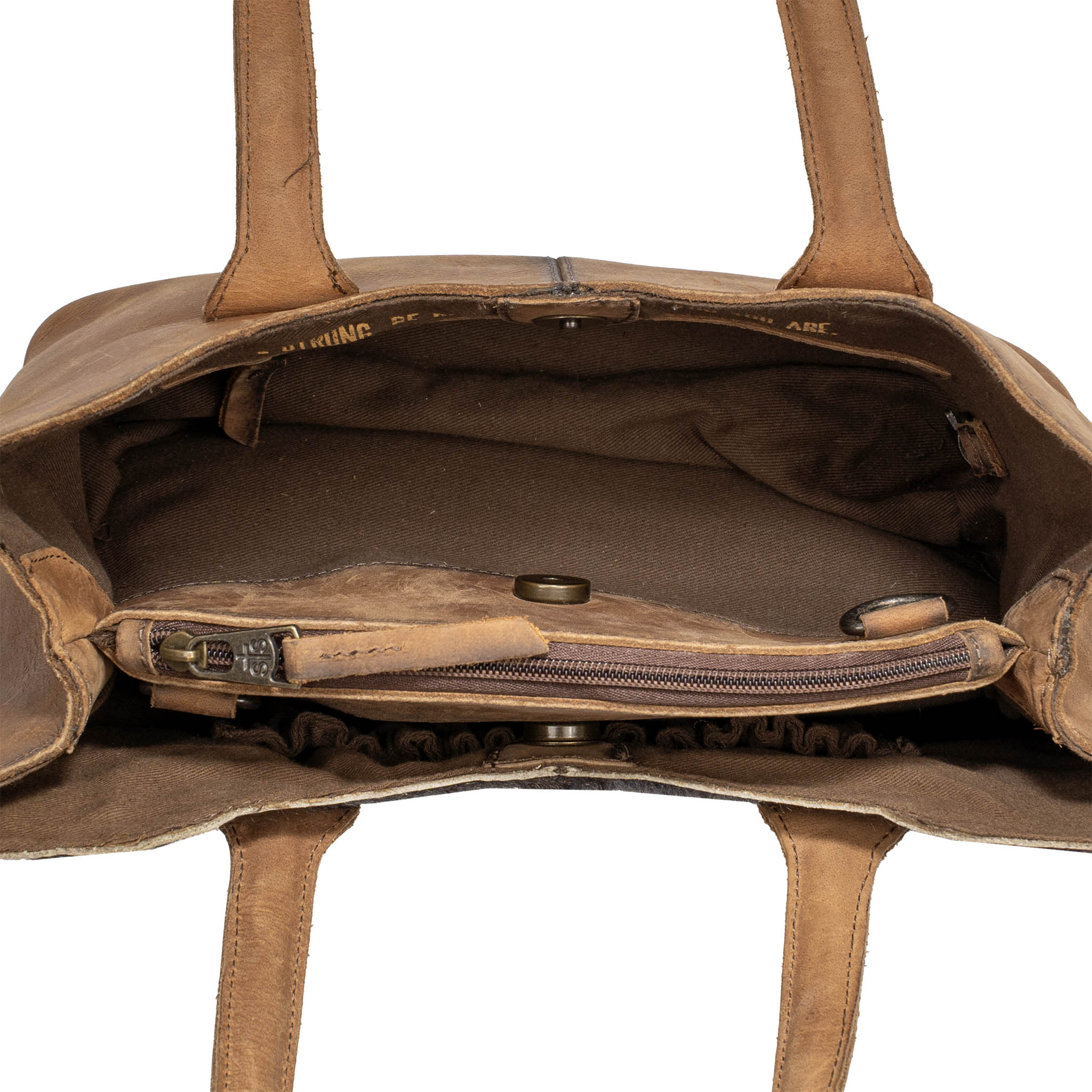 Cowhide Josie Satchel - Image 9