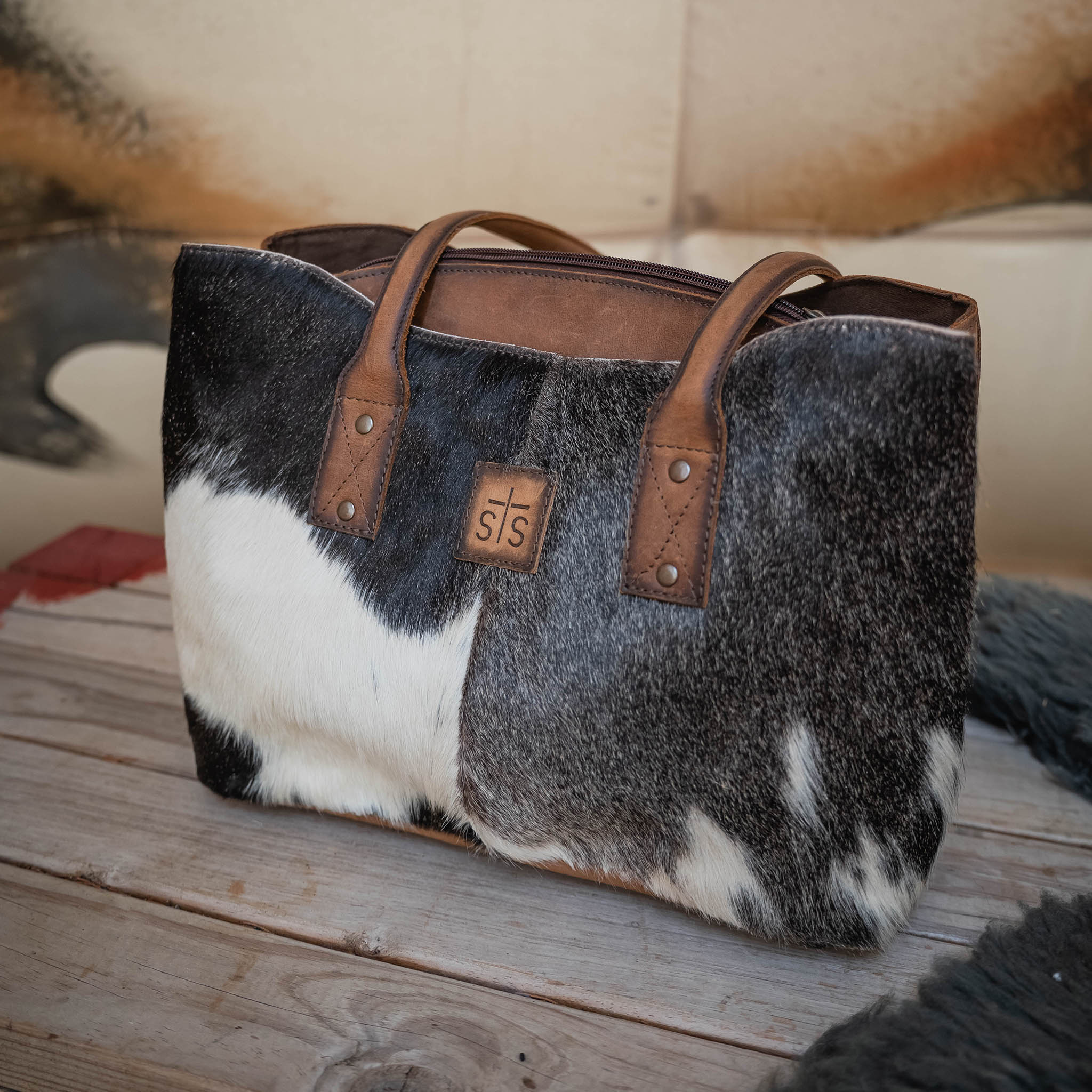 Cowhide Josie Tote - Image 7