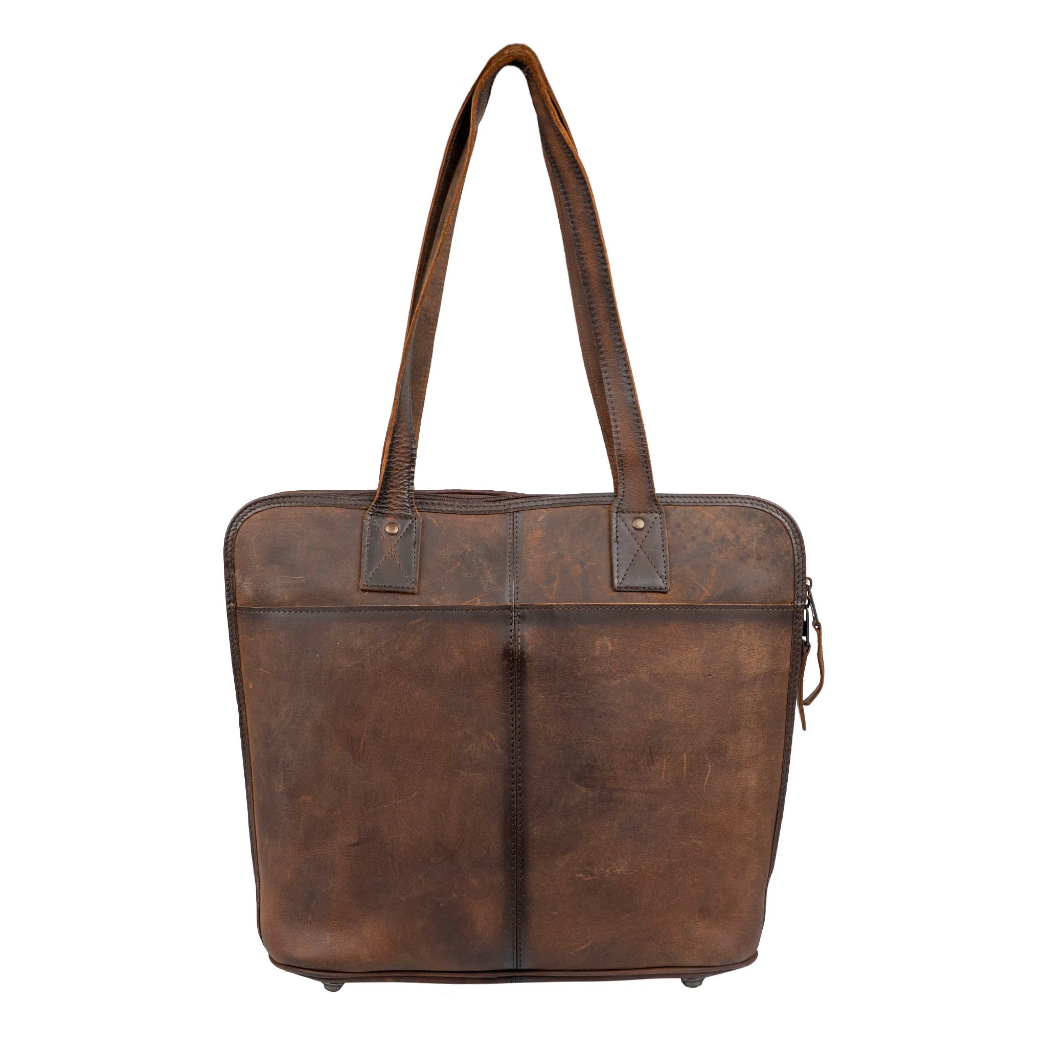 Cowhide Laptop Shopper - Image 3