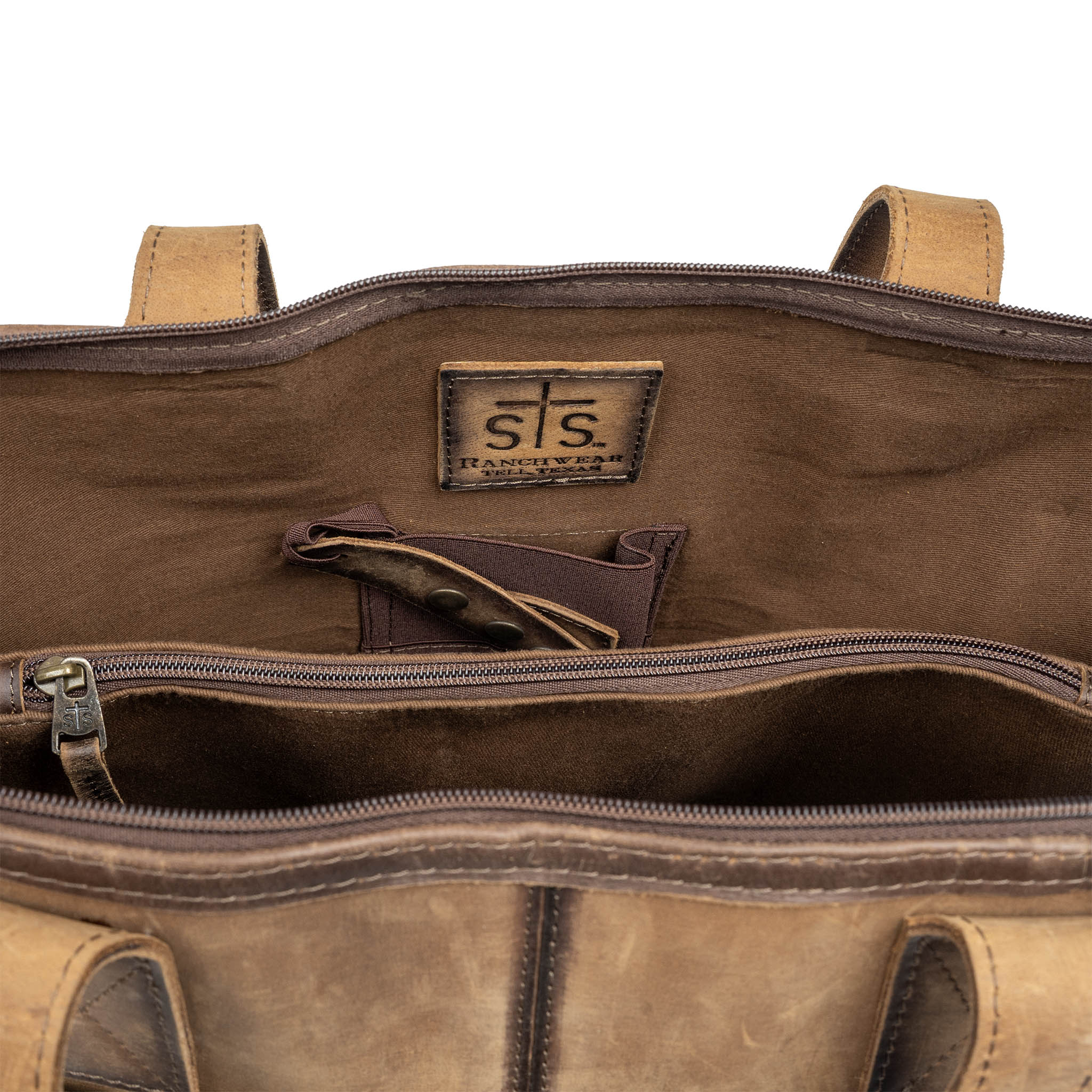 Cowhide Laptop Shopper - Image 5