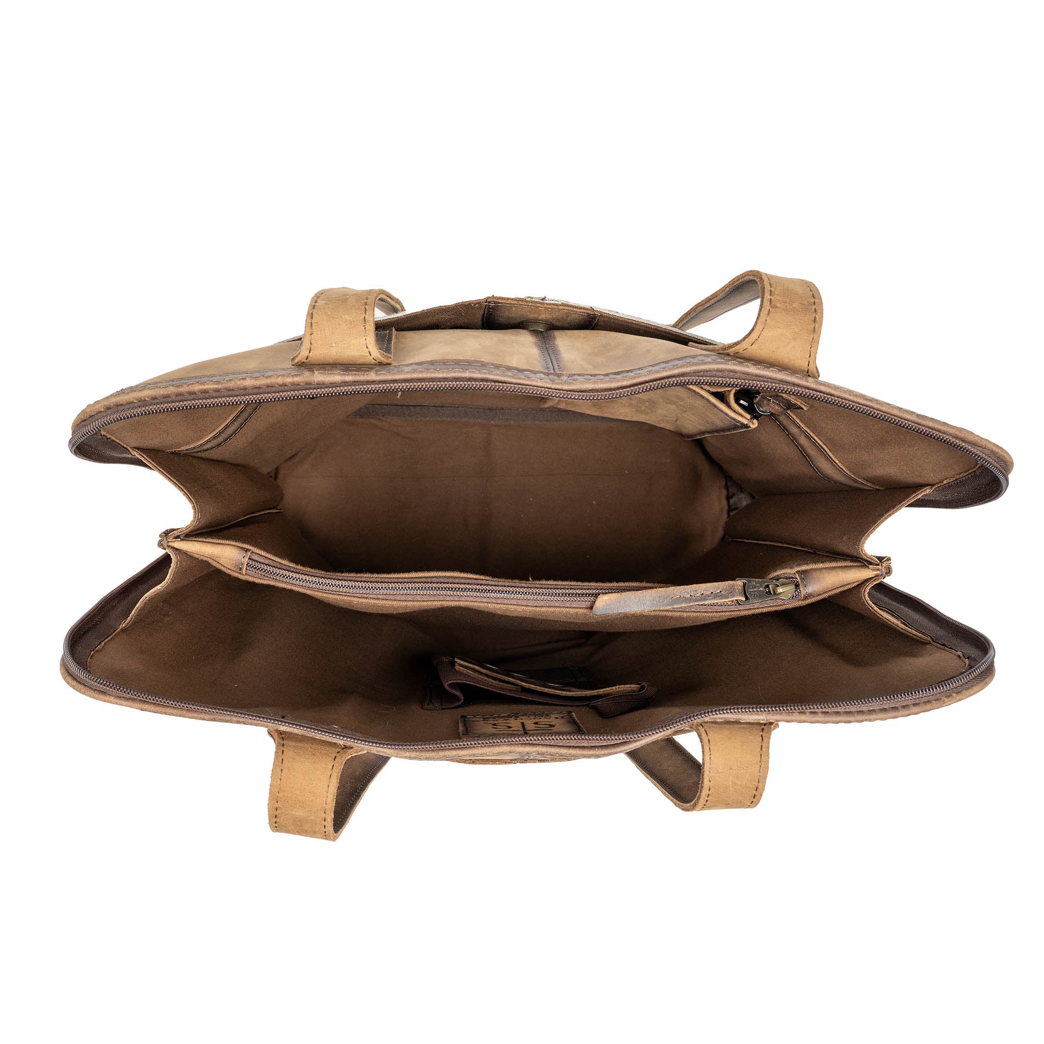 Cowhide Laptop Shopper - Image 6