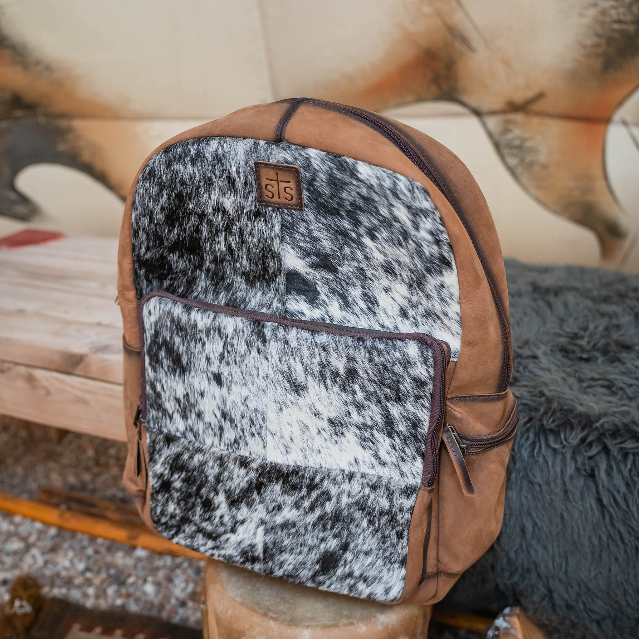 Cowhide Whitness Backpack - Image 6