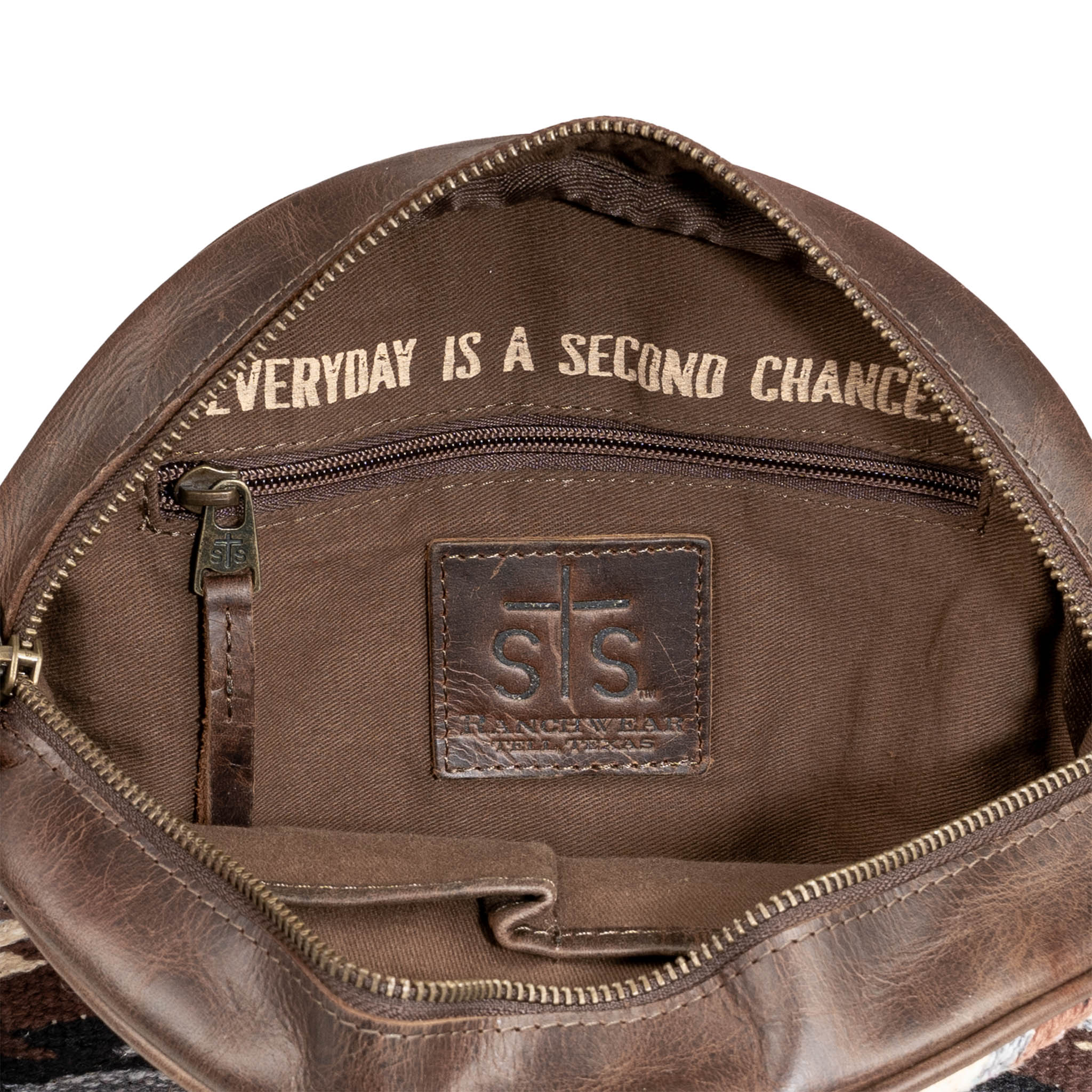 Guadalupe Serape Sage Crossbody - Image 5