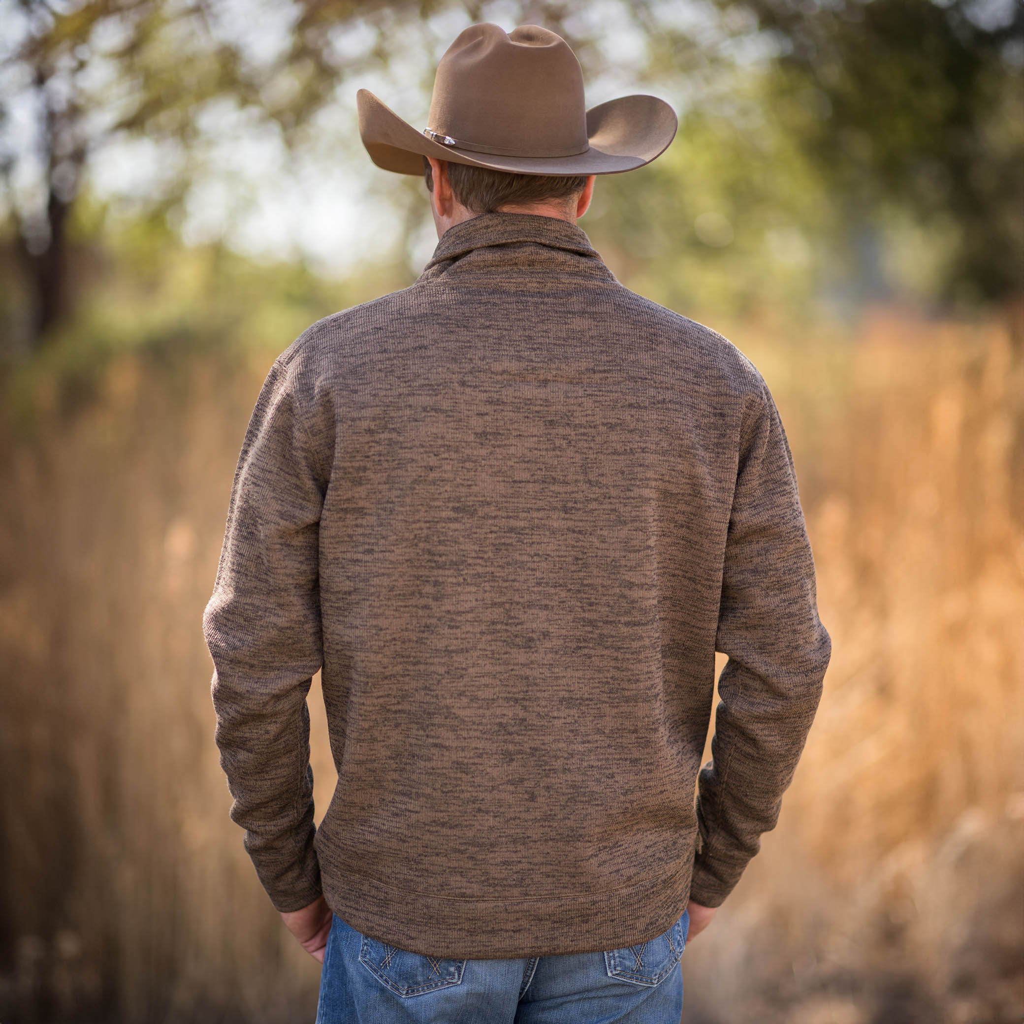 Men's Olathe Pullover - Heather Chocolate - Image 6