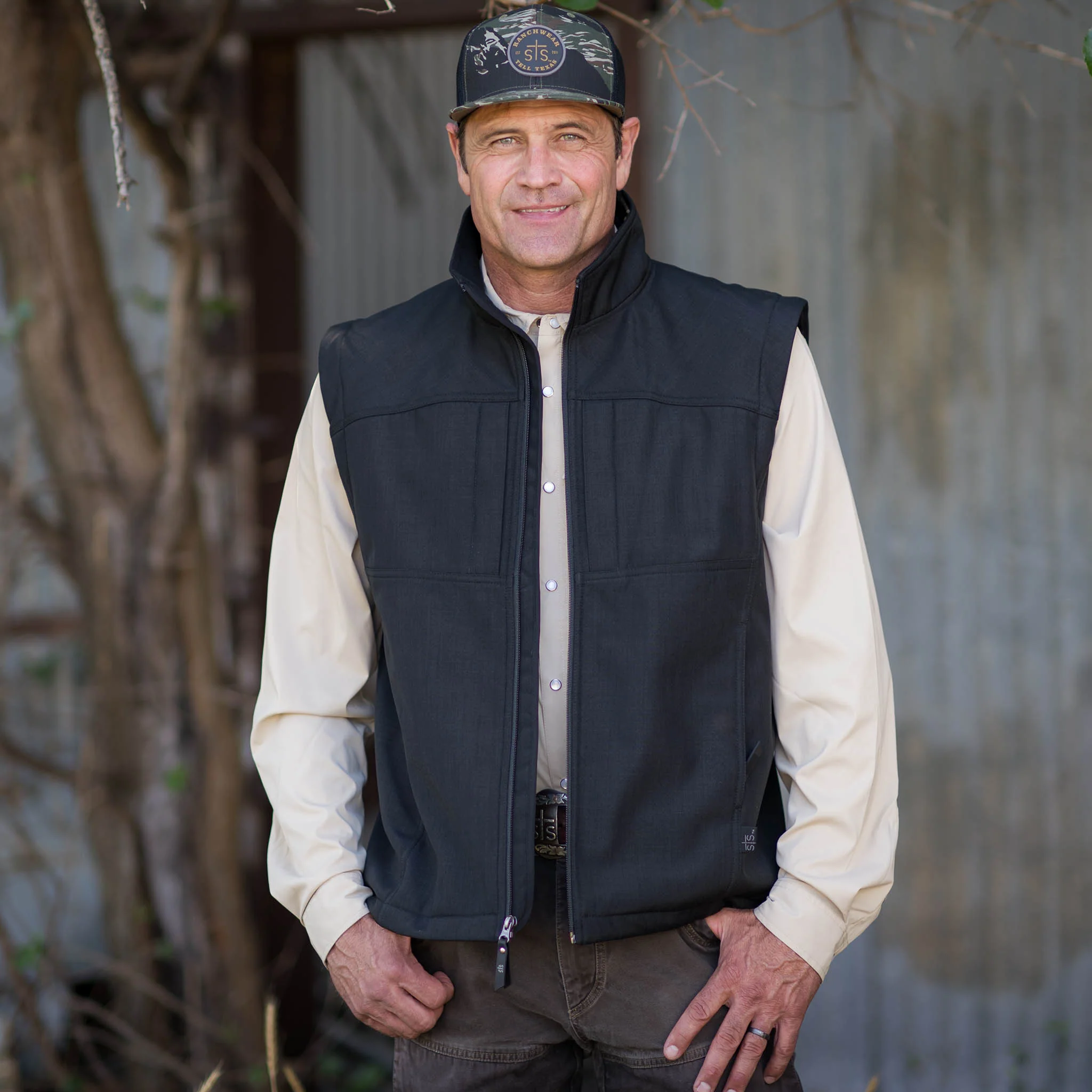 Men's Weston Vest - Black - Image 2