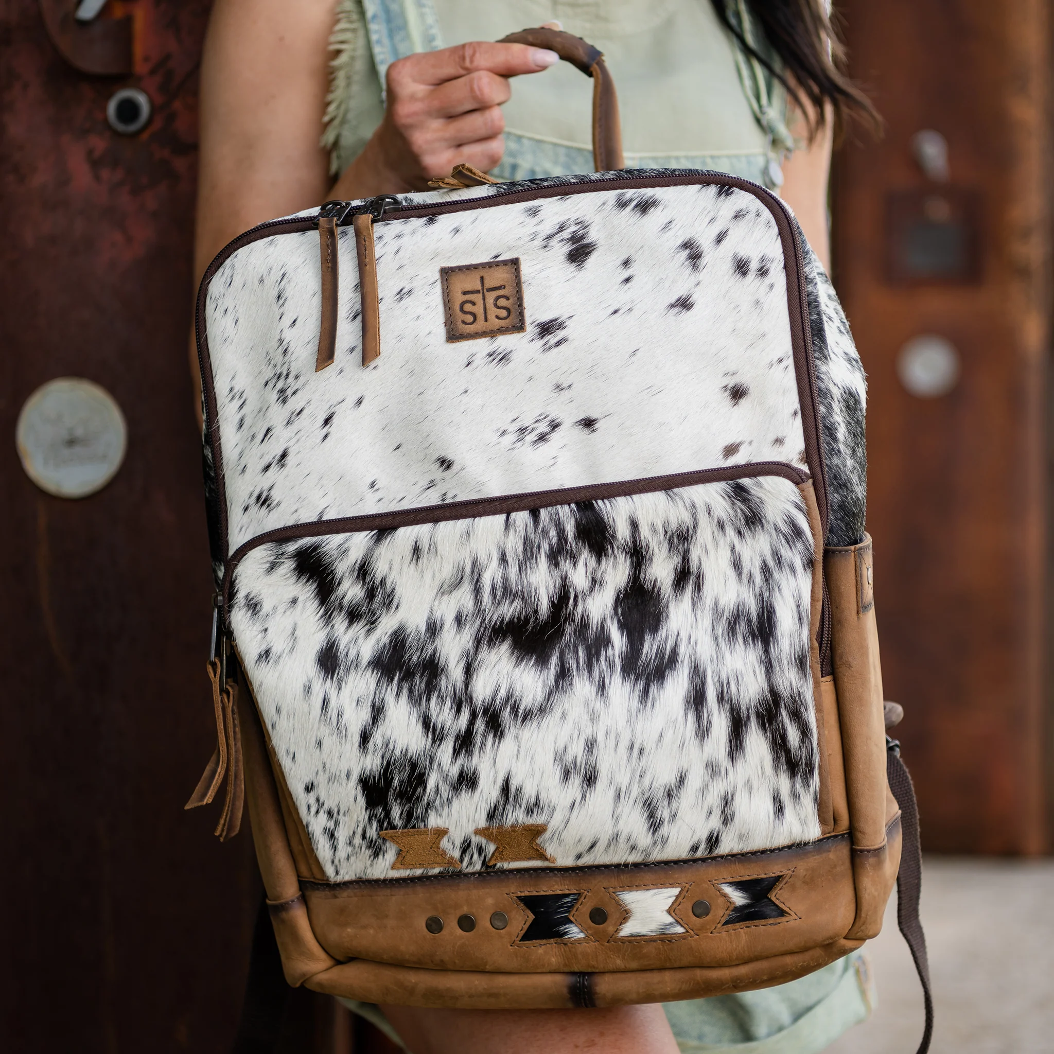 Roswell Cowhide Faye Backpack - Image 4