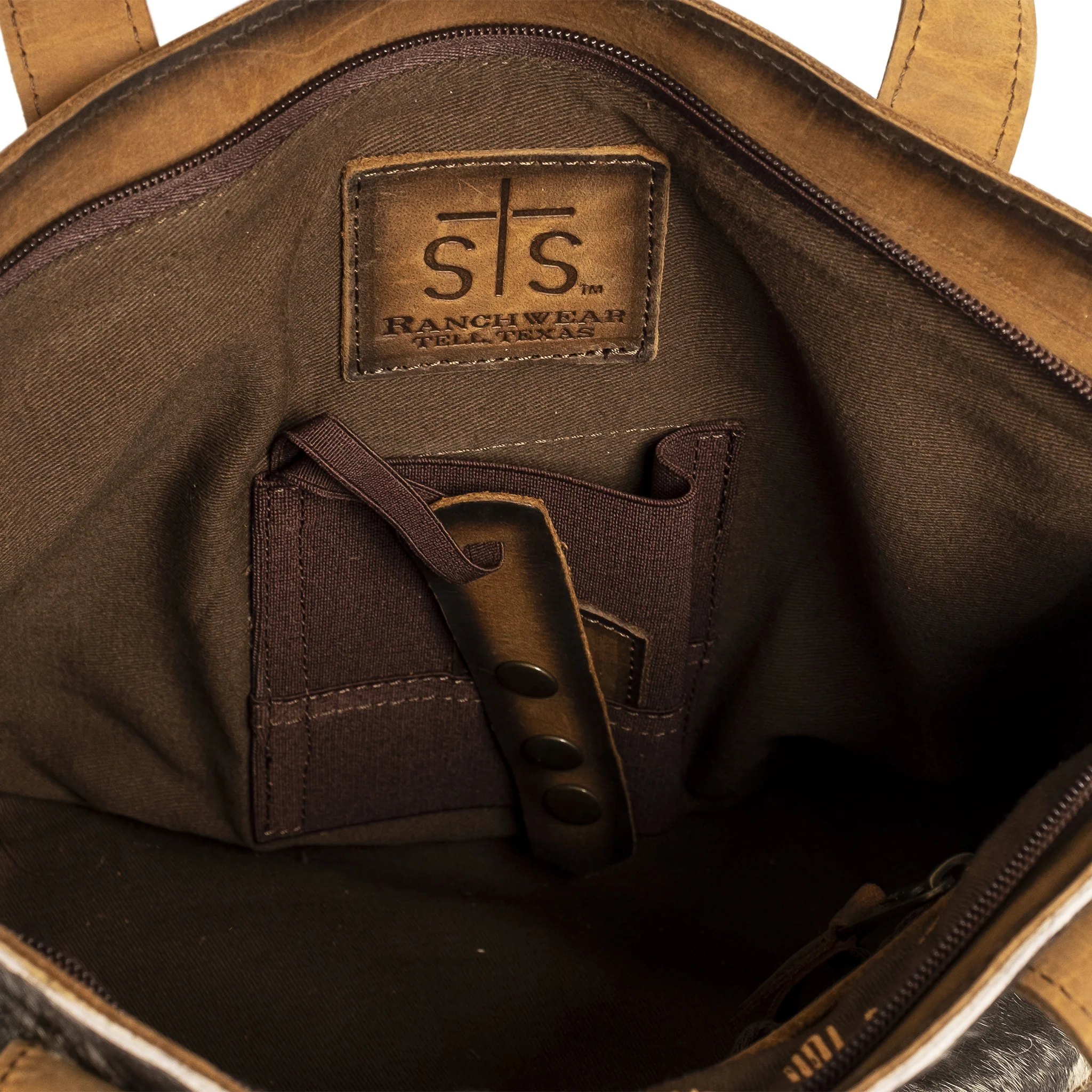 Roswell Cowhide Small Tote - Image 5
