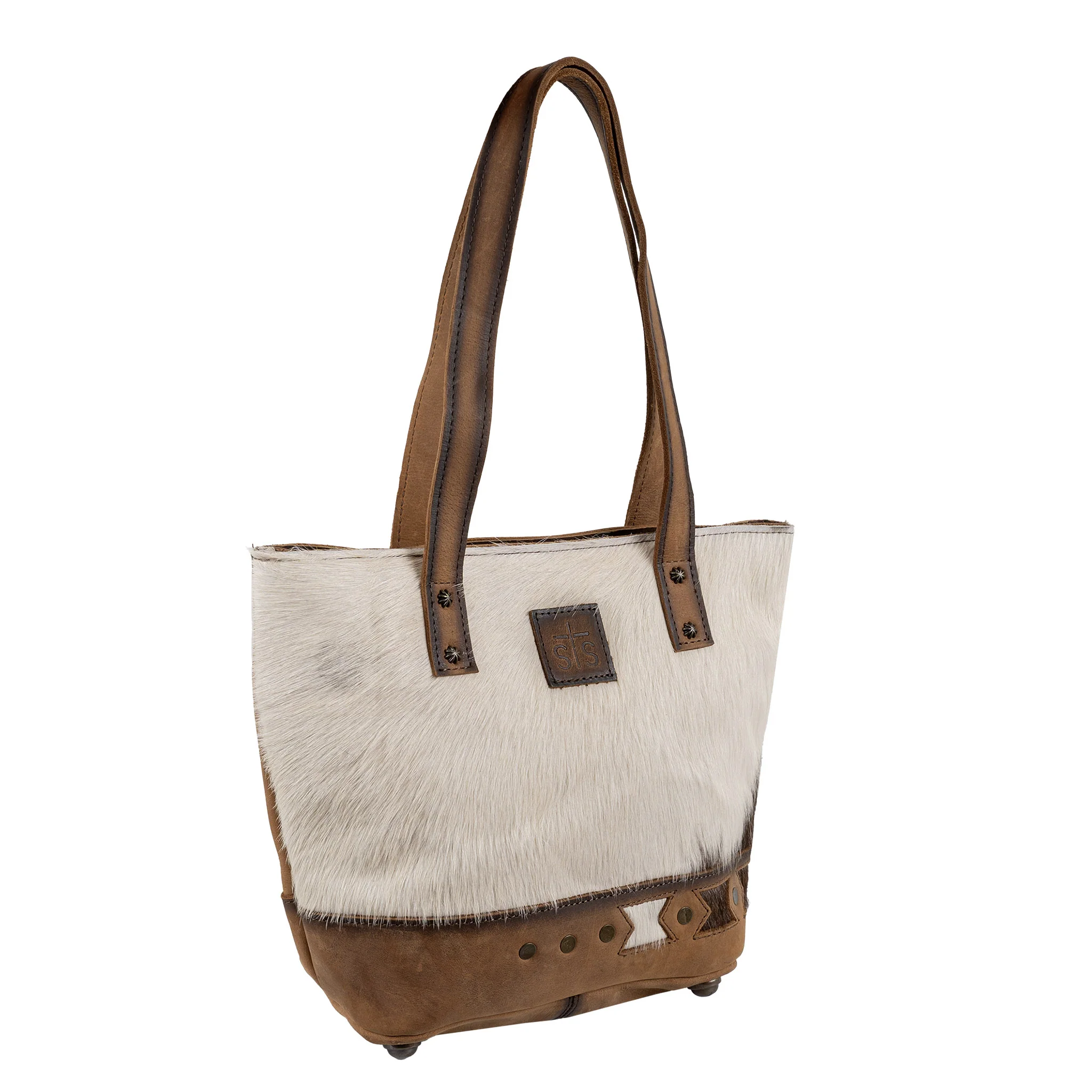 Roswell Cowhide Small Tote - Image 6