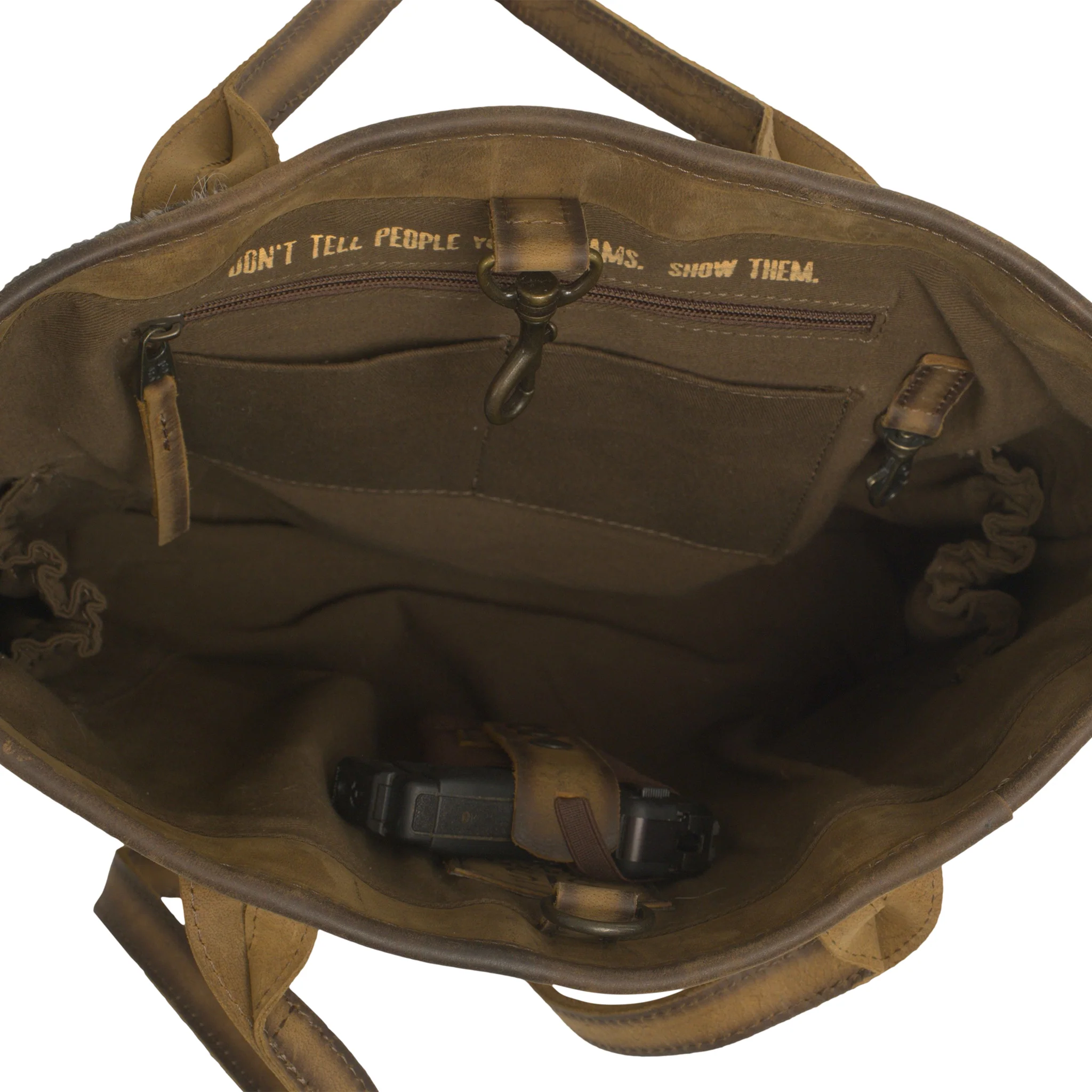 Roswell Cowhide Tote - Image 5