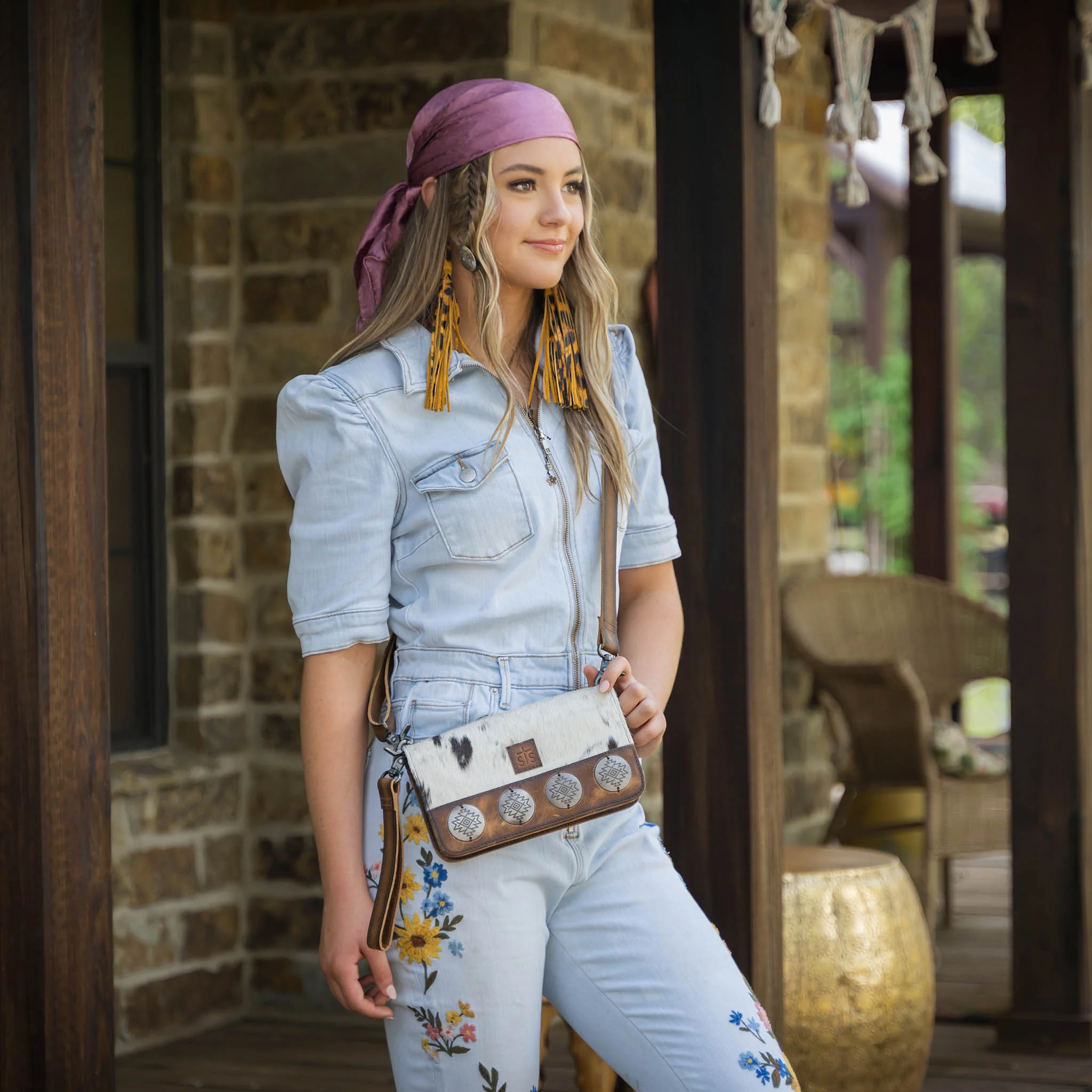 Vaquero Cowhide Evie Organizer - Image 2