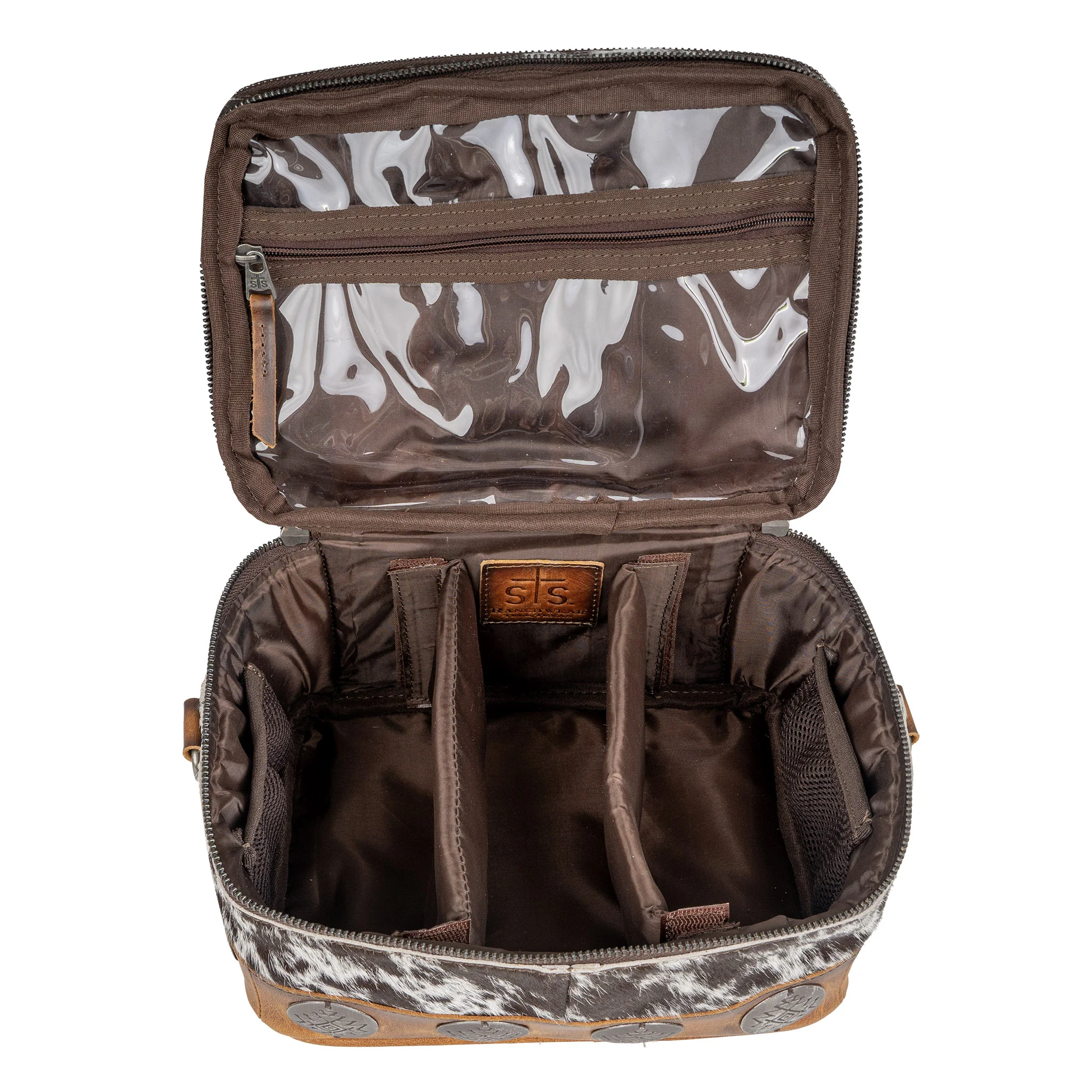 Vaquero Cowhide Glamour Makeup Organizer - Image 7