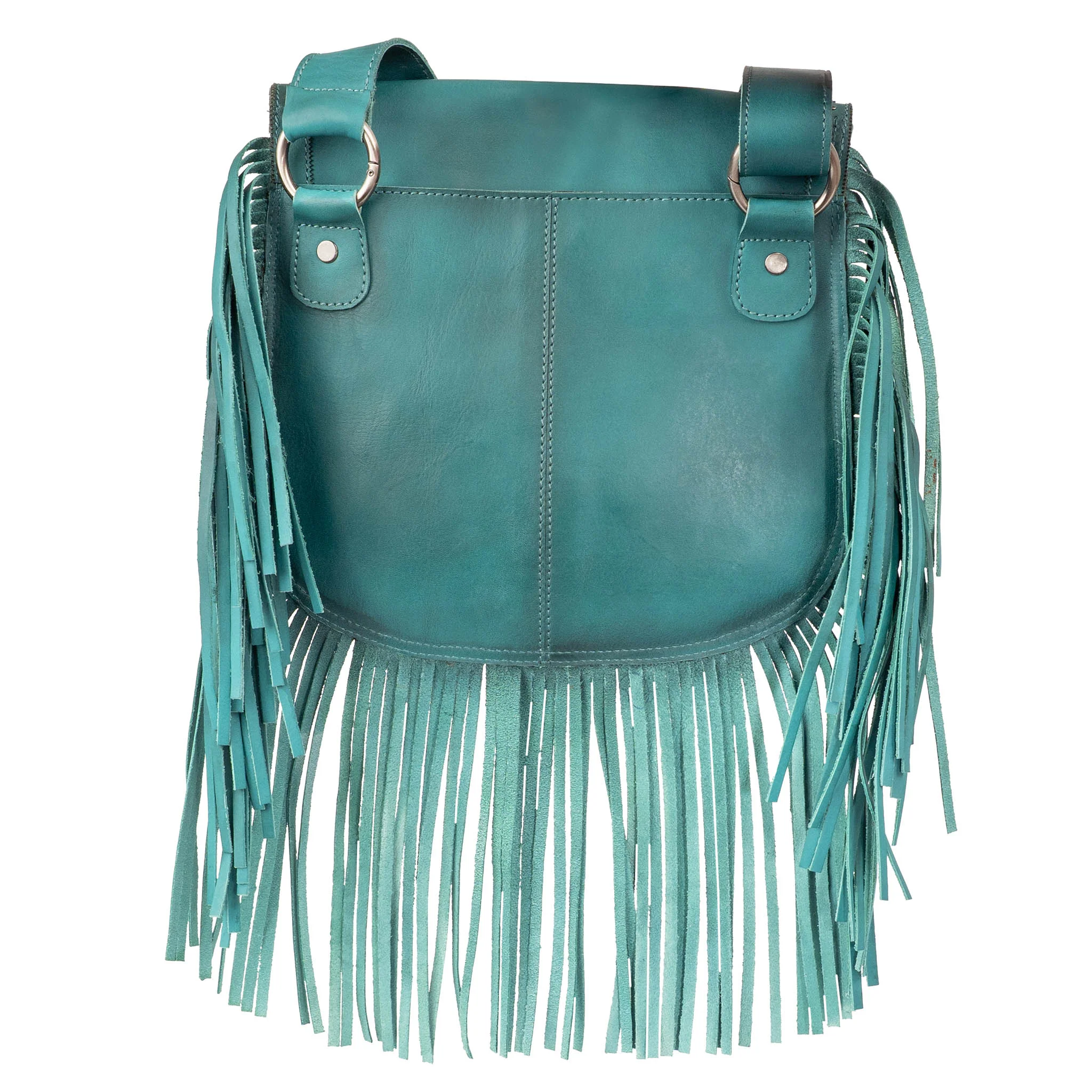 Wayfarer Turquoise Selah Saddle Bag - Image 3