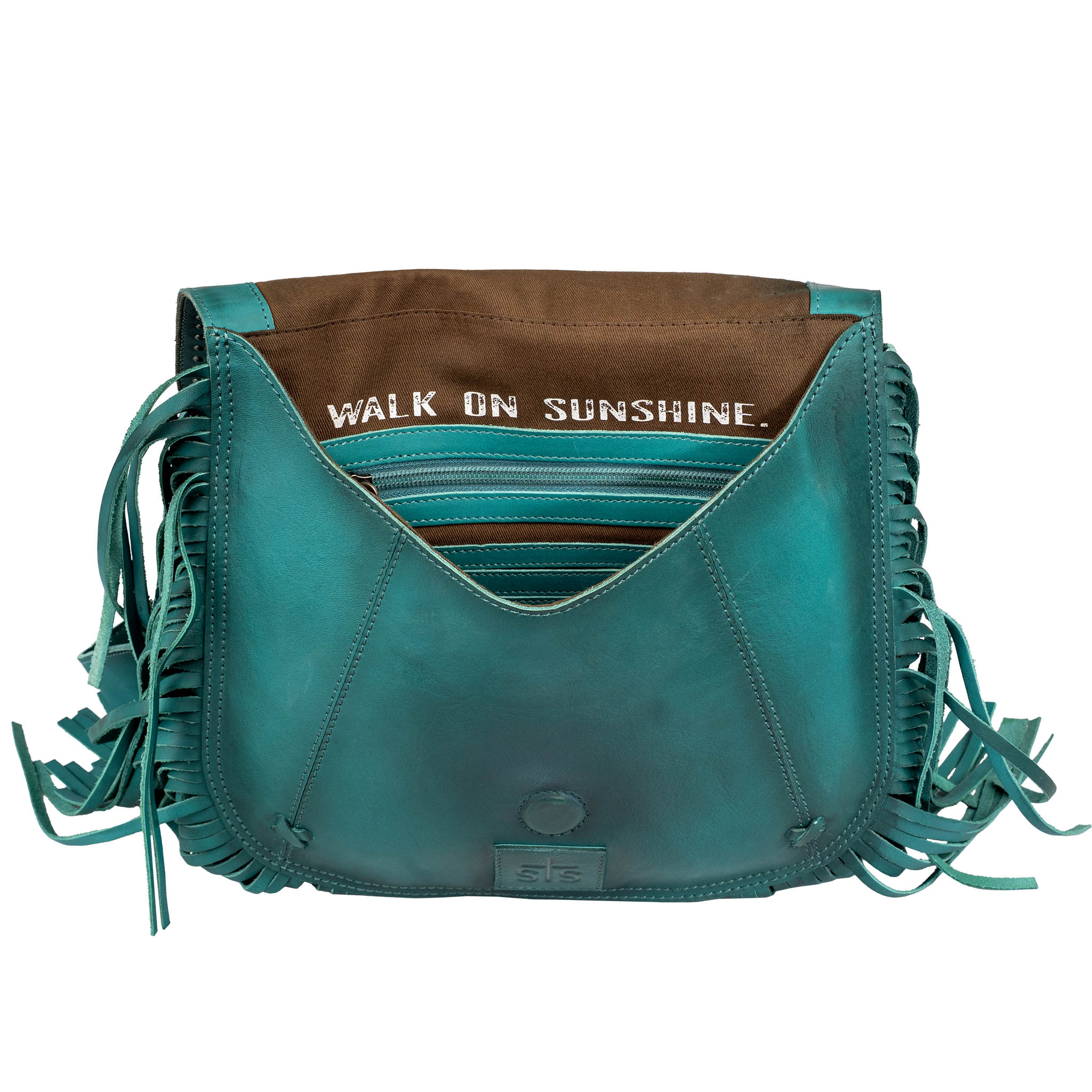 Wayfarer Turquoise Selah Saddle Bag - Image 7