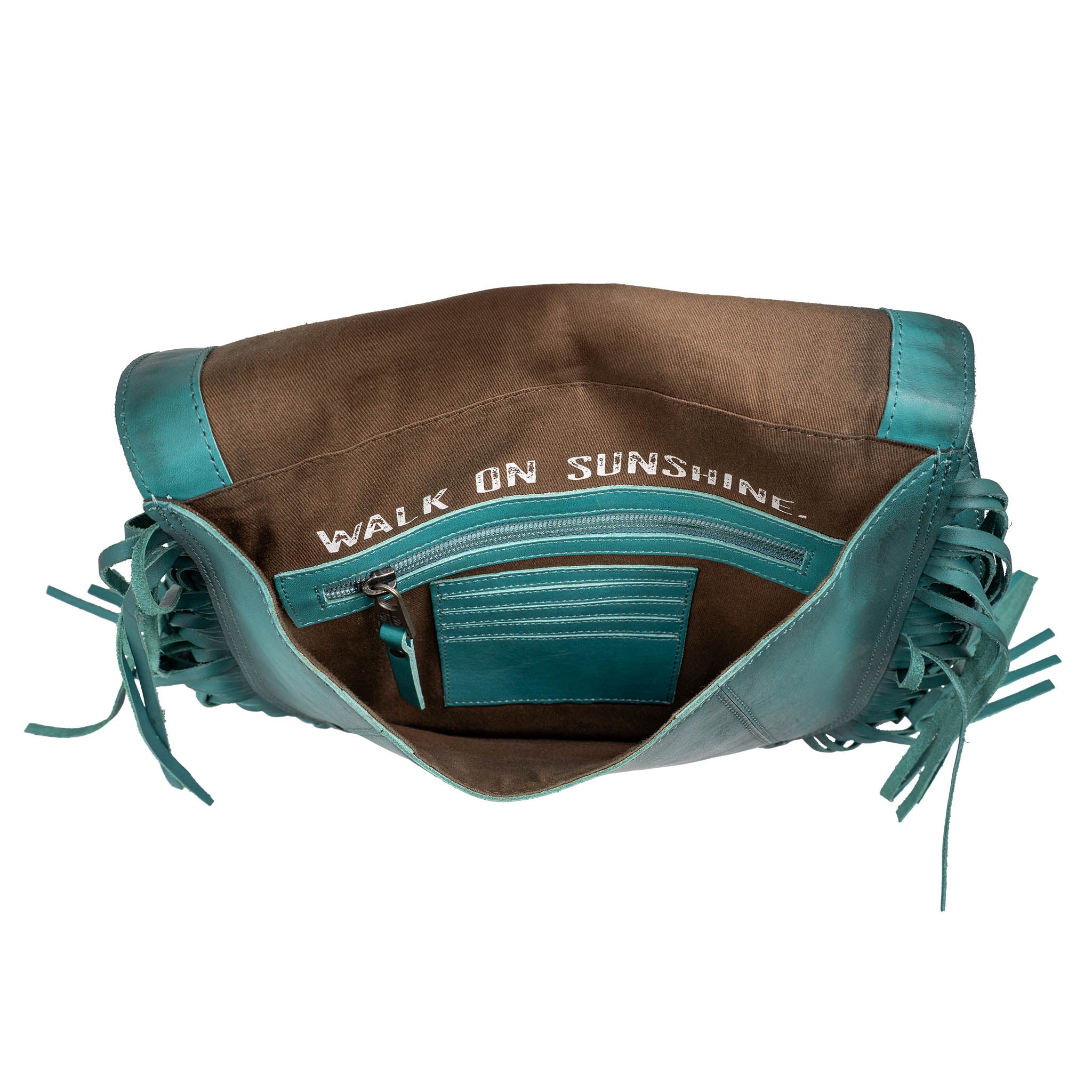 Wayfarer Turquoise Selah Saddle Bag - Image 8