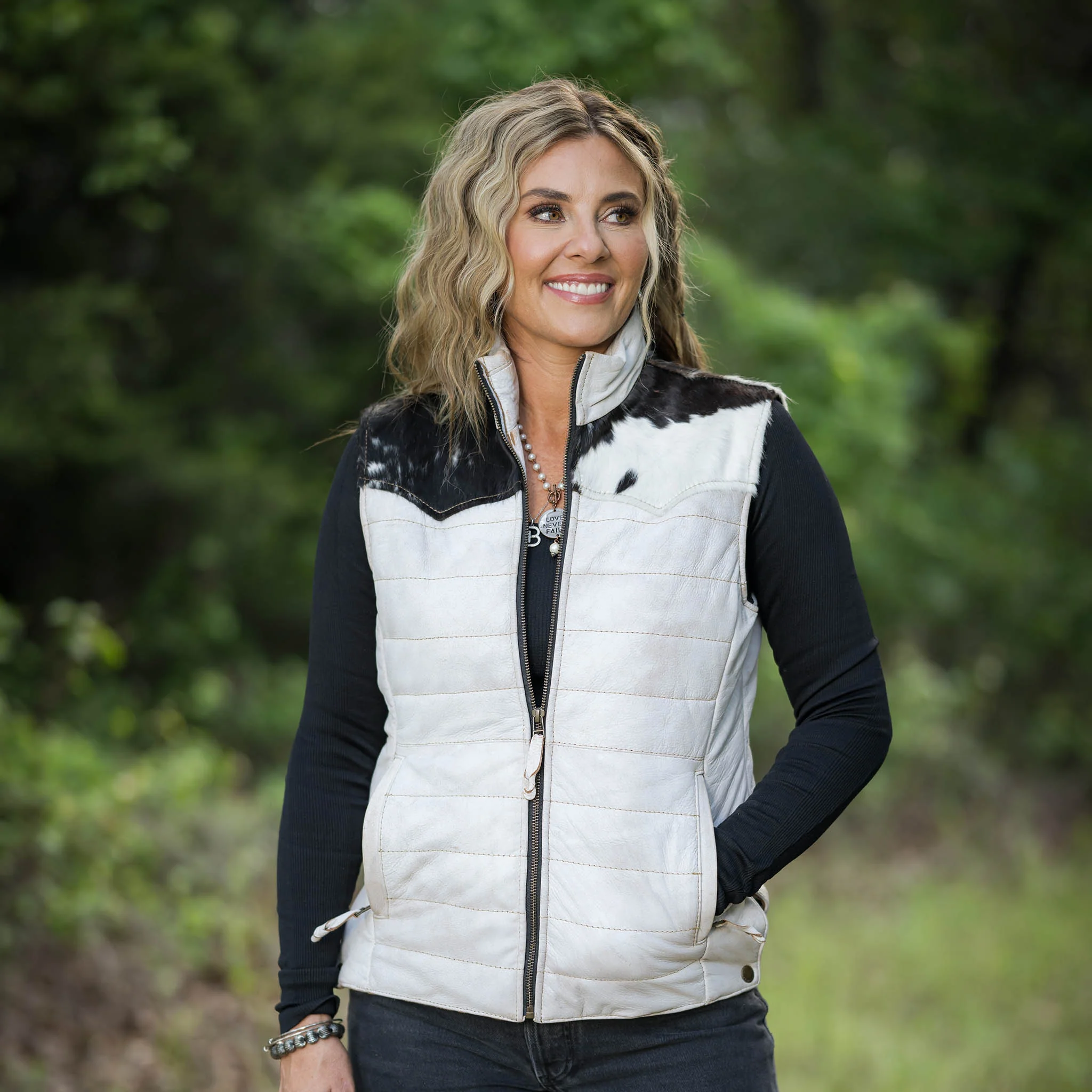 Women's Adalyn Vest - Cremello - Image 2